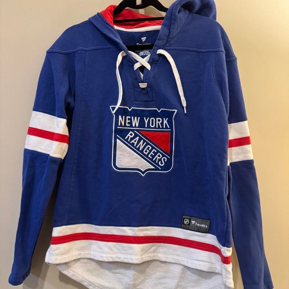 Fanatics Women's New York Rangers Hoodie Size Large